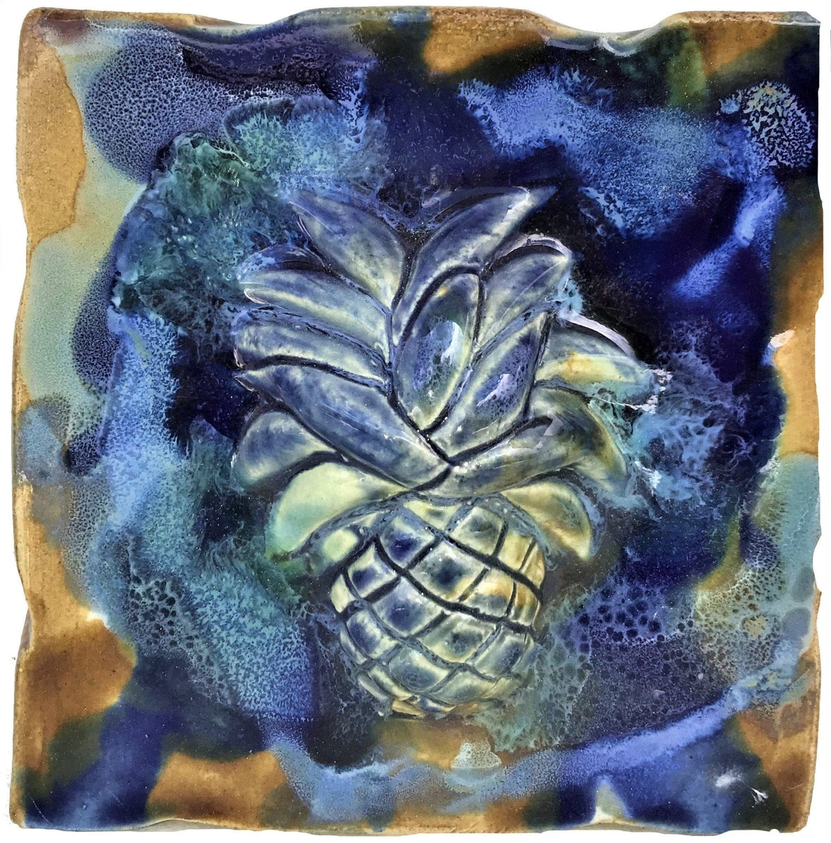 Ceramic Designs by Albert 6x6 Tile Maui Sweet Pineapple Bathroom Shower Kitchen Backsplash Tiles