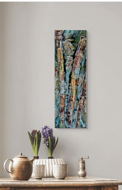 Hawaiian Tropical Rainforest Bamboo Decor