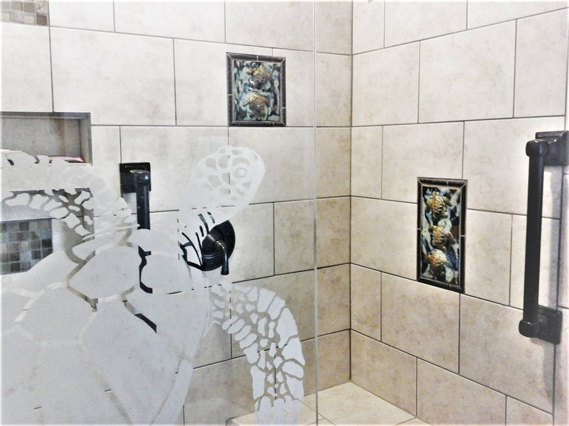 Ceramic Designs by Albert 6x6 Tile Ceramic Bathroom Shower Tiles Turtle Design, Kitchen Backsplash, Pool tiles, Bathroom Designs Ideas.