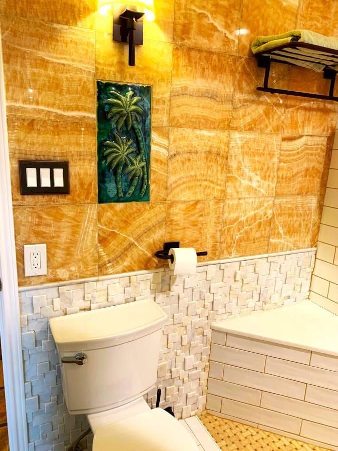 Ceramic Designs by Albert small plaque Ceramic Mermaid Bathroom Shower Tiles, Jacuzzi Tiles, mermaid pool tiles, tropical ceramic wall artwork, beach house wall artwork, mermaid tiles