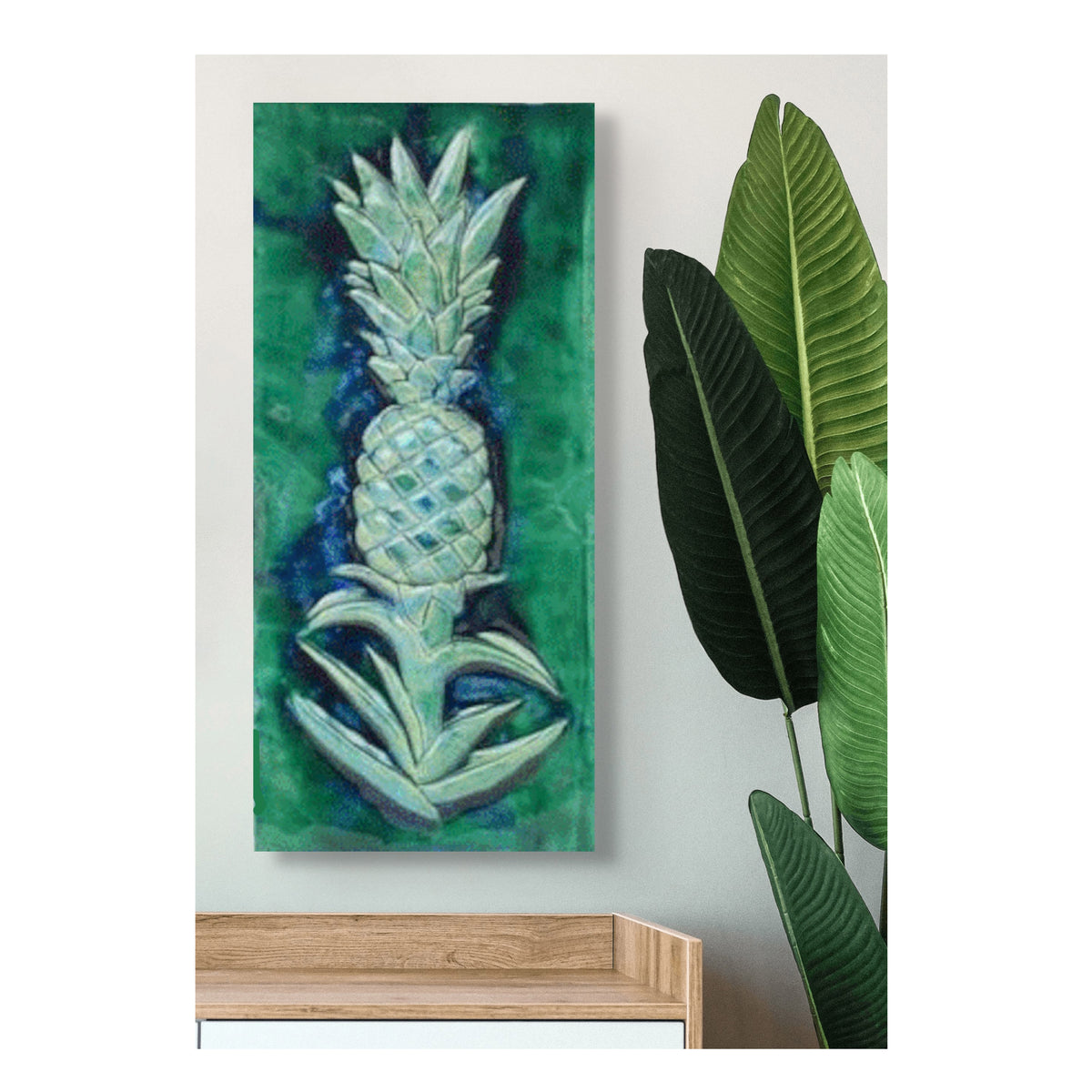 Sweet Maui Pineapple Ceramic artwork