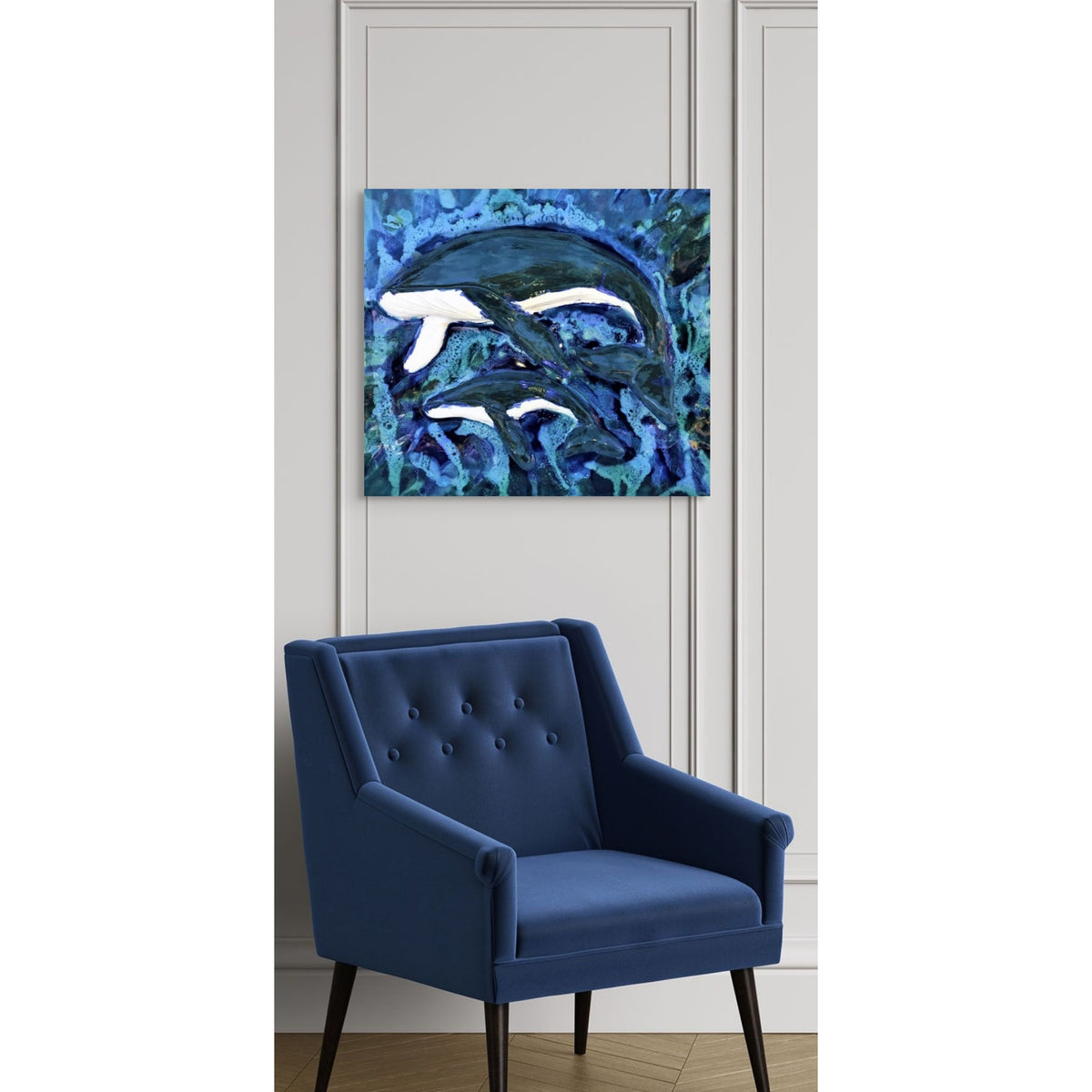 Hawaiian Humpback Whale Ceramic Wall Hanging