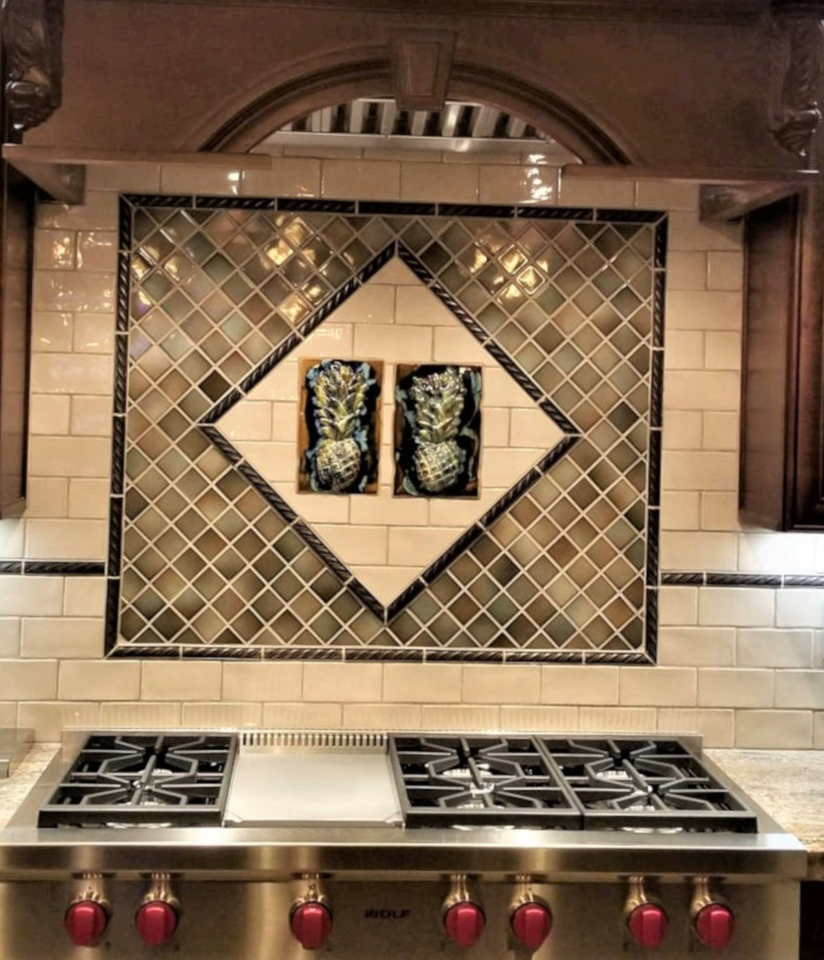 Ceramic Green Dragonfly, kitchen backsplash tiles, tropical Hawaiian art, bathroom shower tile, dragonfly home decor, pool tiles, sauna tile